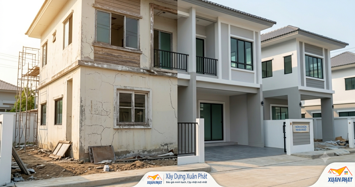 Thi công sửa chữa nhà ở Tp.HCM